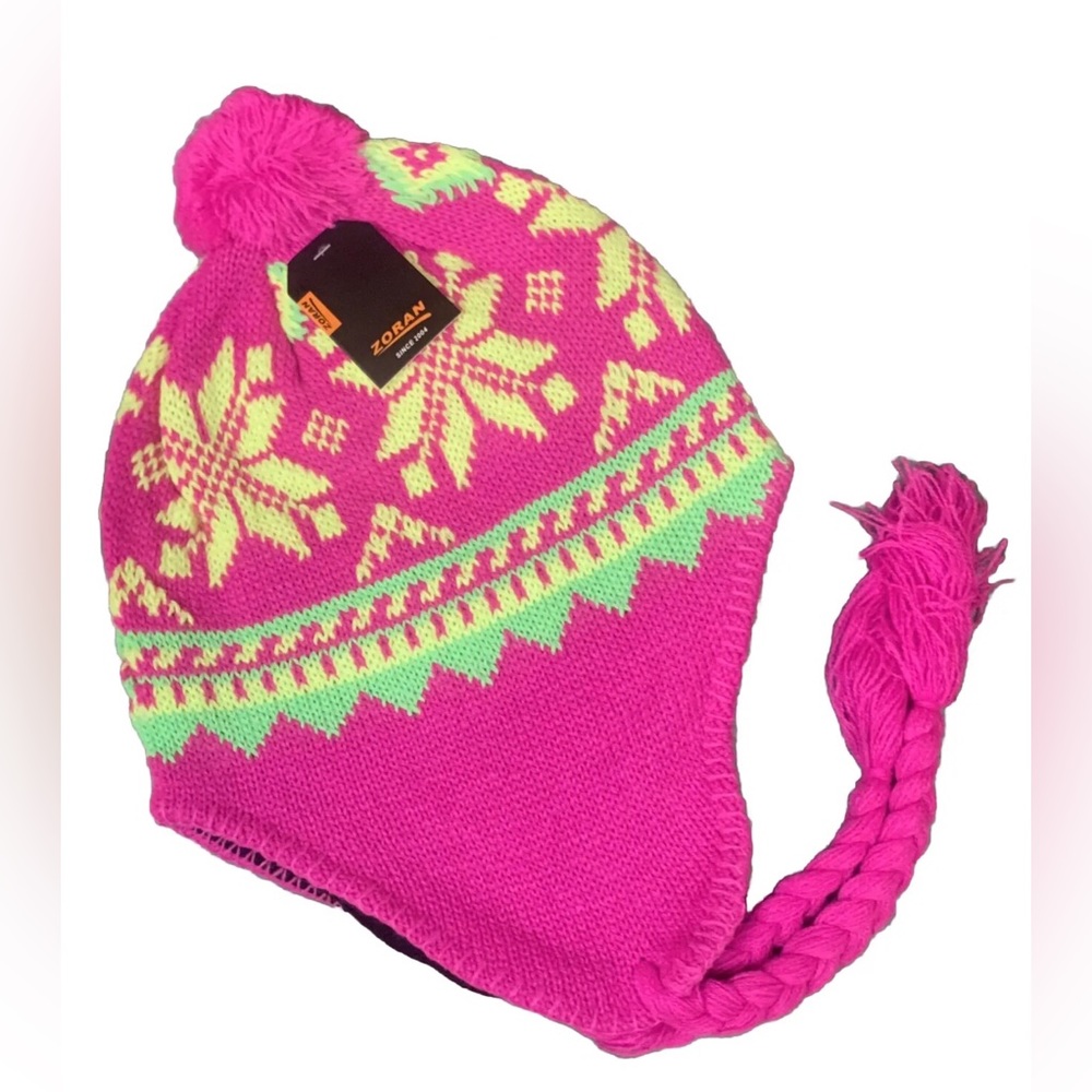 🎉 Neon Braided Toque (Unisex)